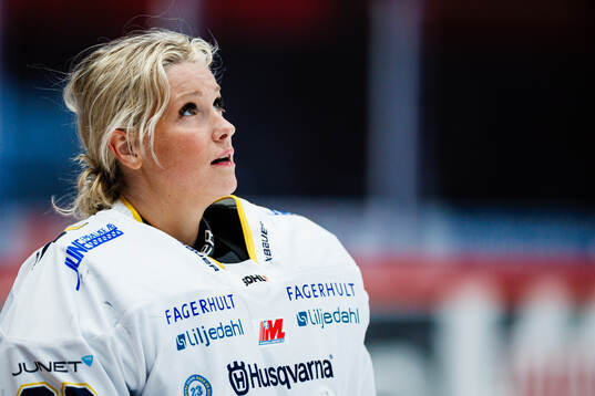 HV71s målvakt Amanda Johansson