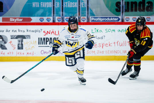 under ishockeymatchen i SDHL mellan Brynäs och HV71