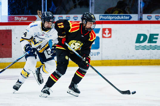 HV71s Adriana Van De Leest och Brynäs Mina Waxin