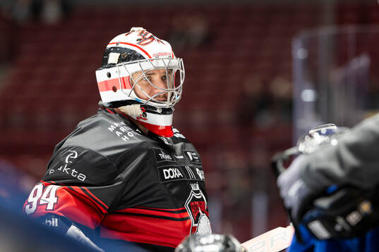 Malmö Redhawks målvakt Marek Langhamer