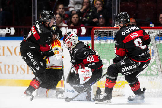 Malmö Redhawks målvakt Oskar Blomgren