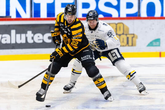 Skellefteås Jonathan Johnson och HV71s Andreas Borgman