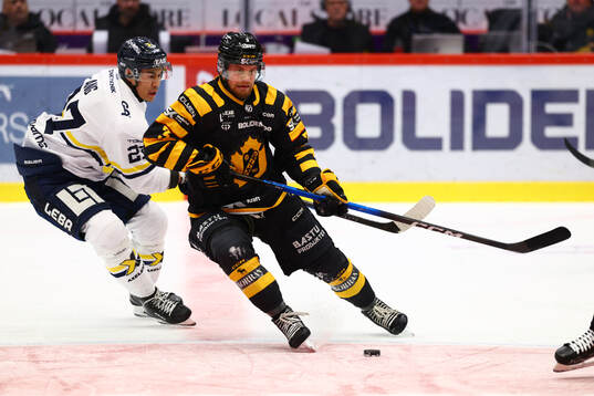 Skellefteås Viktor Grahn och HV71s Jonathan Ang