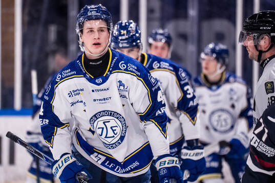 Leksands Tinus Luc Koblar jublar