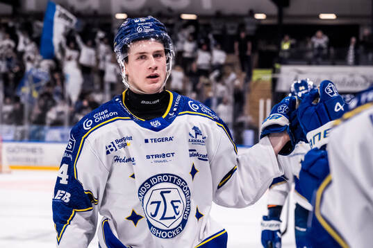 Leksands Tinus Luc Koblar jublar