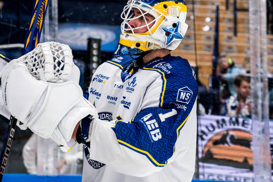 Leksands målvakt Marcus Gidlöf