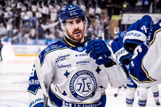 Leksands Matt Caito jublar
