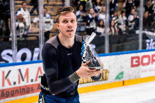 Leksands målvakt Marcus Gidlöf