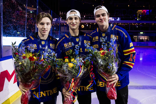 Viggo Björck, Victor Eklund och Anton Frondell hyllas