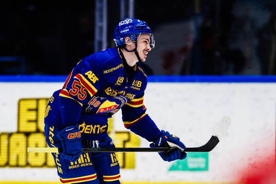 Djurgårdens Charles Hudon jublar