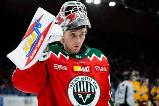 Frölundas målvakt Tobias Normann