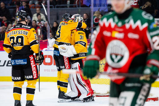 Luleås spelare jublar