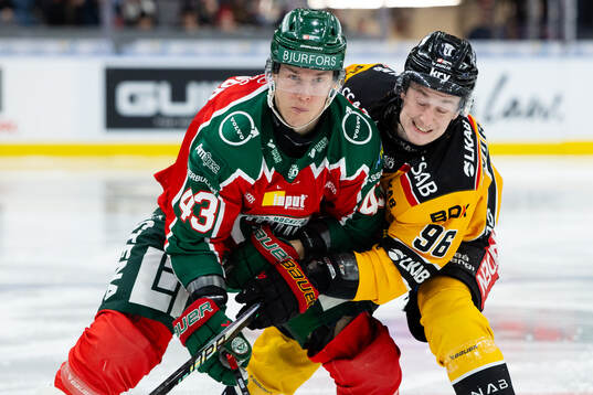 Frölundas Tom Nilsson och Luleås Pontus Andreasson