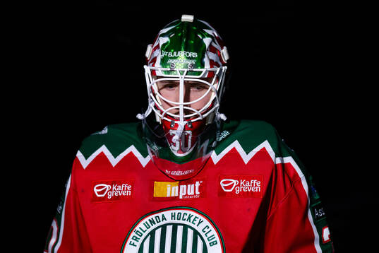 Frölundas målvakt Tobias Normann