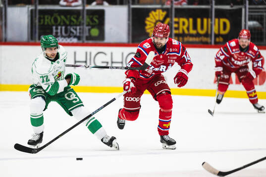 Rögles Daniel Zaar och Timrås Emil Pettersson