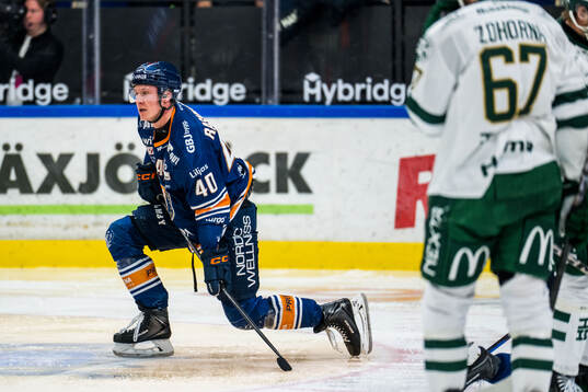 Växjös Dennis Rasmussen deppar