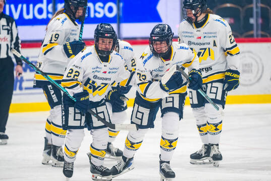 HV71s Kennedy Bobyck och Rachel Weiss