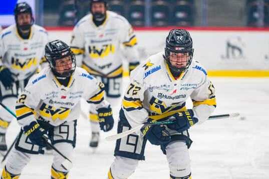 HV71s Kennedy Bobyck och Rachel Weiss
