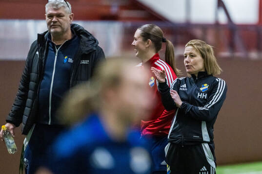Östers damlags tränare Hanna Höckert