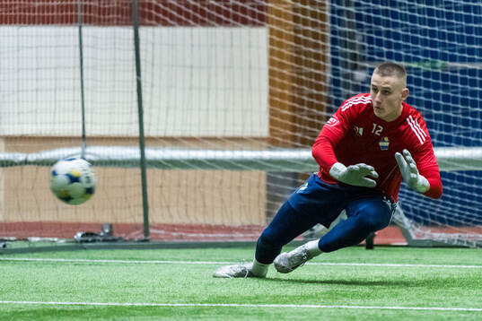 Östers IFs målvakt Lukas Pihlblad