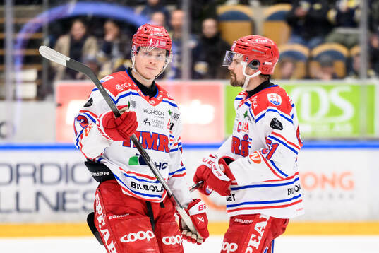 Timrås Erik Walli Walterholm och Anton Lander