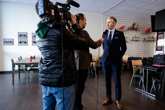 Färjestads Sportdirektör Rickard Wallin