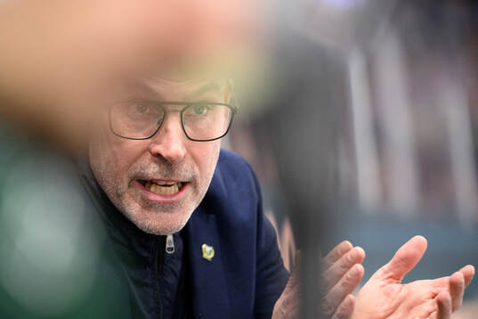 Färjestads tränare Christer Olsson