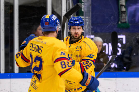 Djurgårdens Marcus Krüger jublar