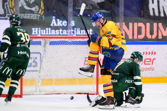 Djurgårdens David Blomgren jublar