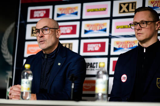 Färjestads tränare Christer Olsson och Djurgårdens