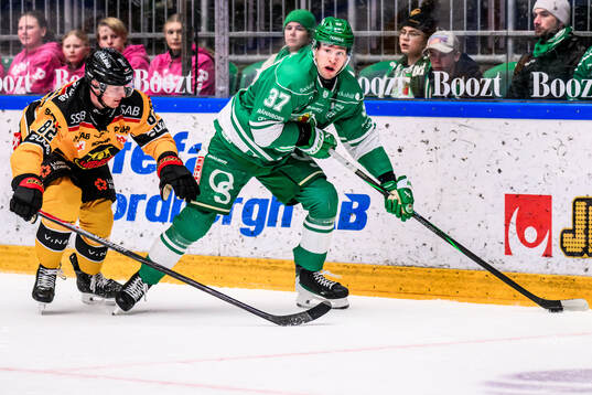 Luleås Otto Leskinen och Rögles Albin Sundsvik