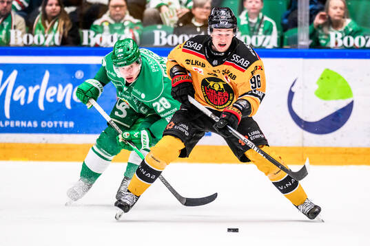 Rögles Anton Bengtsson och Luleås Pontus Andreasson