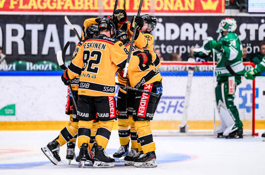 Luleås spelare jublar