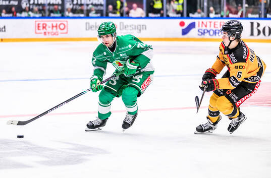 Rögles Daniel Zaar och Luleås Isac Hedqvist