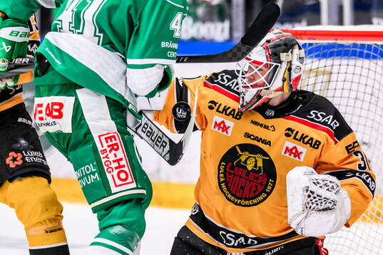 Luleås målvakt Matteus Ward