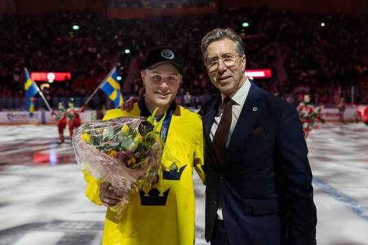 Frölundas Ivar Stenberg uppmärksammas för JVM-Guldet av