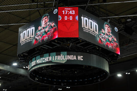 Frölundas Nicklas Lasu uppmärksammas för sina 1000