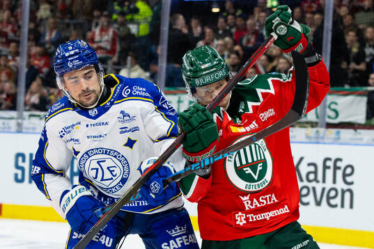 Leksands Gabriel Fortier och Frölundas Tom Nilsson