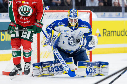 Leksands målvakt Marcus Gidlöf