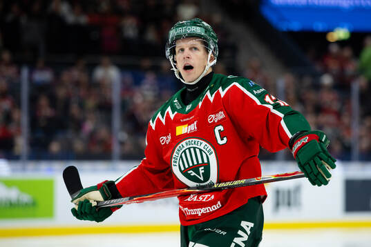 Frölundas Max Friberg deppar