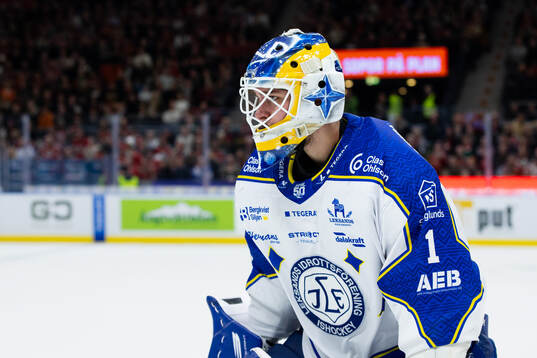 Leksands målvakt Marcus Gidlöf lämnar målburen