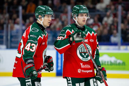 Frölundas Tom Nilsson och Linus Högberg