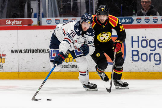 Linköpings Fredrik Karlström och Brynäs Johannes Kinnvall