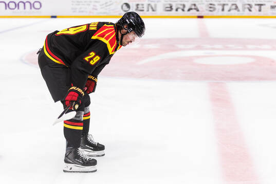 Brynäs Axel Andersson deppar