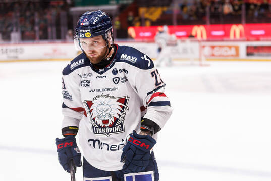 Linköpings Robin Kovacs deppar