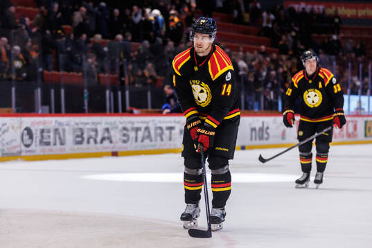 Brynäs Robert Hägg jublar
