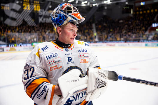 Växjös målvakt Ludvig Persson