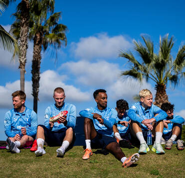 Anders Christiansen, Daniel Gudjohnsen, Taha Ali, och Otto