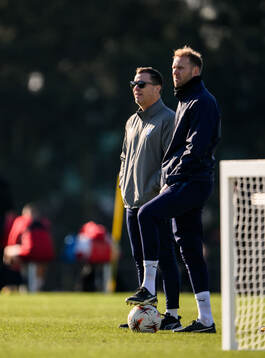 Fotbollschef Daniel Andersson och Top Talent Manager Ola