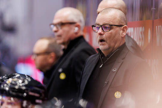 Coach Niklas Gällstedt of Brynäs